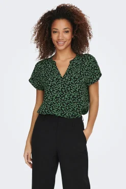 JDY Blusa manga corta lino^Mujer Camisas Y Blusas|Lino