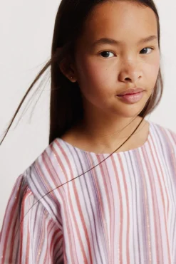 Springfield Kids Blusa manga corta rayas lurex ni&ntilde;a^Niños Camisas Y Blusas
