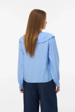 Vero Moda Blusa manga larga de mujer con volantes^Mujer Camisas Y Blusas