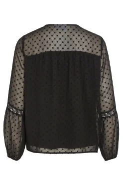 Vila Blusa manga larga plumeti^Mujer Camisas Y Blusas