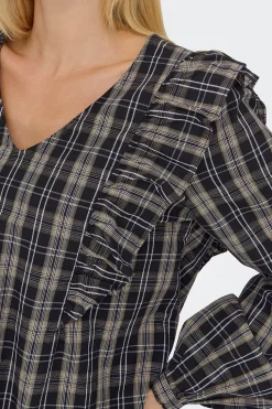 JDY Blusa manga larga volantes^Mujer Camisas Y Blusas