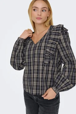 JDY Blusa manga larga volantes^Mujer Camisas Y Blusas