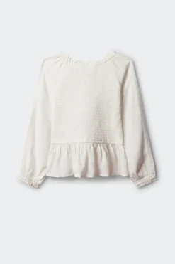 Springfield Kids Blusa nido de abeja ni&ntilde;a^Niños Camisas Y Blusas