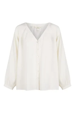 Slowlove Blusa plisada fluida^Mujer Camisas Y Blusas