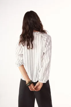 Slowlove Blusa raya tejida^Mujer Camisas Y Blusas