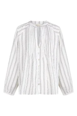 Slowlove Blusa raya tejida^Mujer Camisas Y Blusas