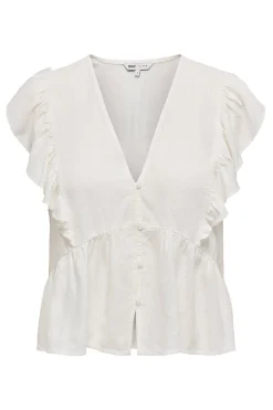 Only Blusa regular fit de lino^Mujer Camisas Y Blusas|Lino