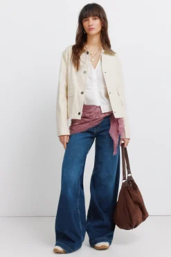 Springfield Blusa rom&aacute;ntica blanca^Mujer Camisas Y Blusas