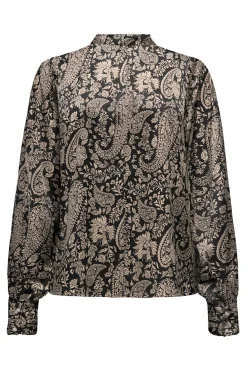 Only Blusa satinada lazo^Mujer Camisas Y Blusas