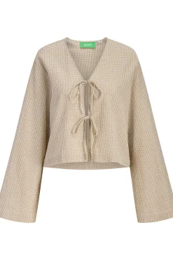 Jack & Jones Blusa seersucker algod&oacute;n^Mujer Camisas Y Blusas