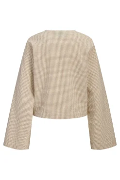 Jack & Jones Blusa seersucker algod&oacute;n^Mujer Camisas Y Blusas