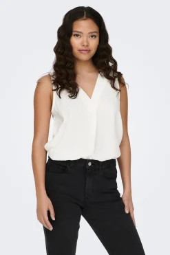 JDY Blusa sin mangas pliegue frontal^Mujer Camisas Y Blusas