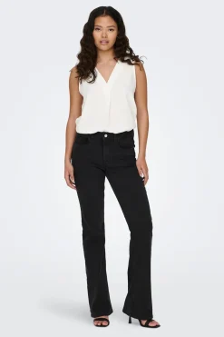 JDY Blusa sin mangas pliegue frontal^Mujer Camisas Y Blusas