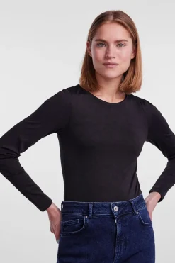 Pieces Body básico de manga larga^Mujer Bodys