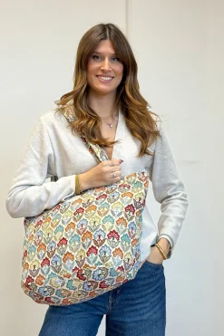 De La Mur Bolsa Grande Cremallera Flora^Mujer Bolsos