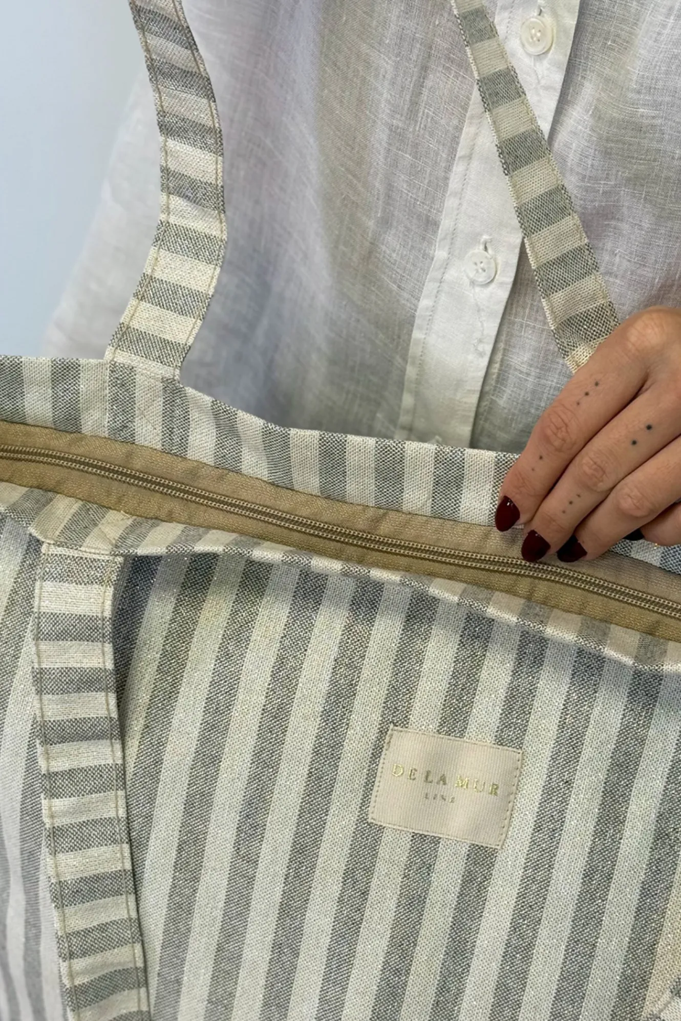 De La Mur Bolsa Grande Cremallera Lu^Mujer Bolsos