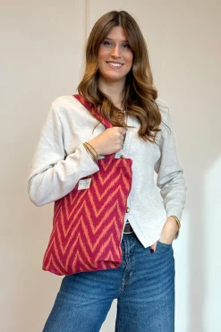 De La Mur Bolsa Peque&ntilde;a Cremallera Fuego^Mujer Bolsos