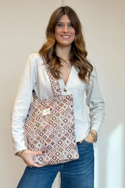 De La Mur Bolsa Peque&ntilde;a Cremallera Onda^Mujer Bolsos