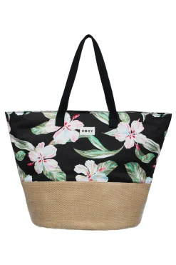Roxy Bolsa playa rafia estampado^Mujer Bolsos