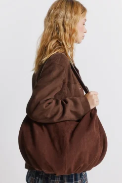 Springfield Bolso bandolera efecto ante^Mujer Bolsos