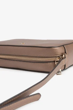 Vilanova Bolso bandolera efecto piel metalizada^Mujer Bolsos