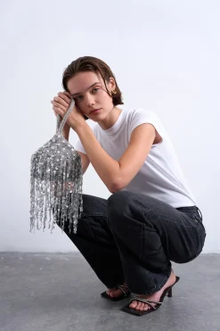 Topshop Bolso de fiesta con abalorios.^Mujer Bolsos