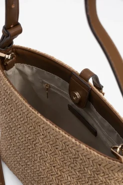 Tiffosi Bolso de paja trenzada^Mujer Bolsos