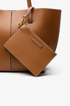 Cortefiel Bolso shopper b&aacute;sico pespuntes^Mujer Bolsos