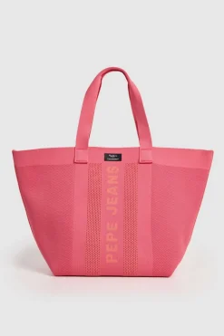 Pepe Jeans Bolso shopper de malla t&eacute;cnica^Mujer Bolsos