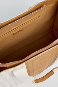 Pepe Jeans Bolso shopper lona rayas^Mujer Bolsos