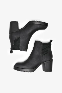 Only Bot&iacute;n chelsea tac&oacute;n piel vegana^Mujer Botas