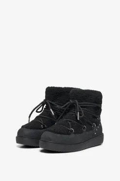 Only Bot&iacute;n de ante y borrego^Mujer Botas