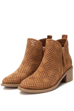 XTI Bot&iacute;n De Tac&oacute;n Antelina Troquelado^Mujer Botas