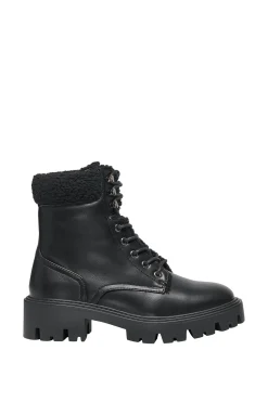 Only Bot&iacute;n detalle borrego^Mujer Botas