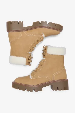 Only Bot&iacute;n detalle borrego^Mujer Botas