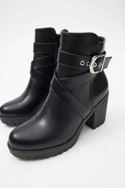 Inside Botin Hebilla Cruzada^Mujer Botas