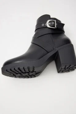 Inside Botin Hebilla Cruzada^Mujer Botas