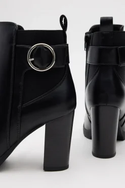 Inside Botin Tacon Hebilla Plataforma^Mujer Botas