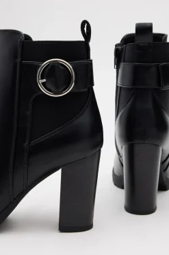 Inside Botin Tacon Hebilla Plataforma^Mujer Botas