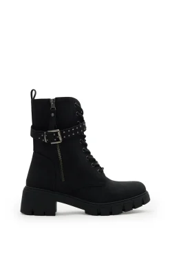 Inside Botines con cordones y cremallera^Mujer Botas