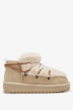 D. Franklin Botines Nordic bajos con forro de pelo interior^Mujer Botas