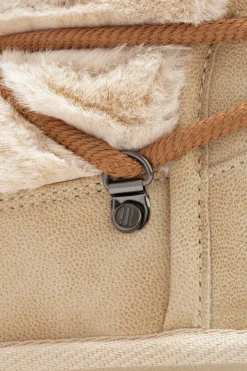 D. Franklin Botines Nordic bajos con forro de pelo interior^Mujer Botas