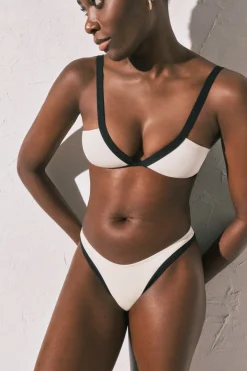 Women'secret Braga bikini brasile&ntilde;a color block B&W^Mujer Baño