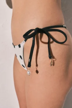 Women'secret Braga bikini media tira estampado lunares reversible^Mujer Baño