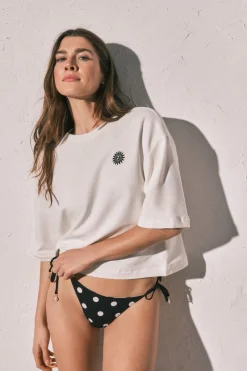 Women'secret Braga bikini media tira estampado lunares reversible^Mujer Baño