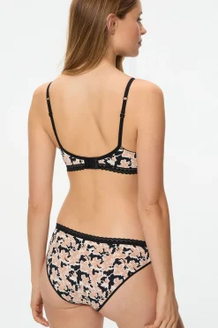 DIM Braga cl&aacute;sica de microfibra print flores^Mujer Braguitas