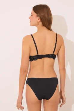 Women'secret Braga cl&aacute;sica microfibra y encaje^Mujer Braguitas