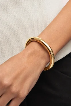 Singularu Brazalete Allegra Acero Baño Oro^Mujer Bisutería