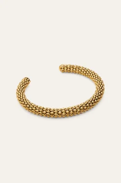 Singularu Brazalete Disco Acero Ba&ntilde;o Oro^Mujer Bisutería