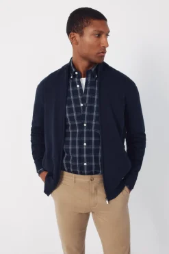 Cortefiel C&aacute;rdigan algod&oacute;n cremallera b&aacute;sico^Hombre Jerséis Y Cárdigans